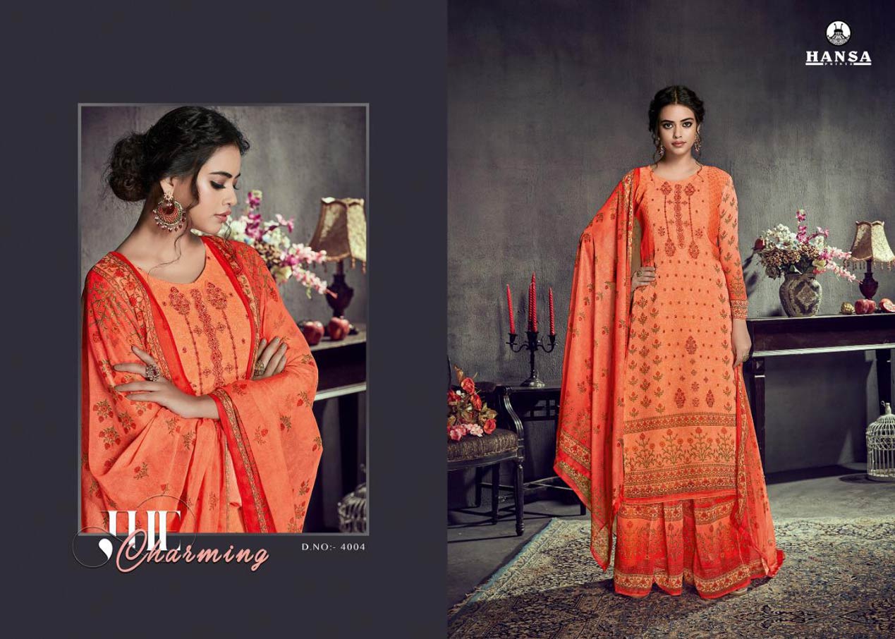 Husna Exclusive Vol-4 Hansa Print Georgette Salwar Kameez Husna Exclusive Vol-4 Hansa Print Georgette Salwar Kameez